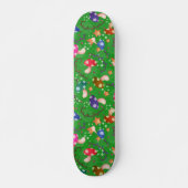 Mushroom Fairytale Regenbogen Skateboard (Vorne)