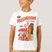 Mushroom Fan Club Retro Niedlicher Cocktail Mushr T-Shirt (Vorderseite)