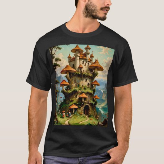 Mushroom Fantasy Castleca T - Shirt (Vorderseite)