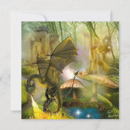 Mushroom & Fantasy Dragon
