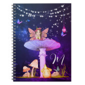 Mushroom Fantasy Magical Enchanted Fairy School Notizblock (Vorderseite)