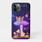 Mushroom Fantasy Monogram Magical Fairy Case-Mate iPhone Hülle (Rückseite)