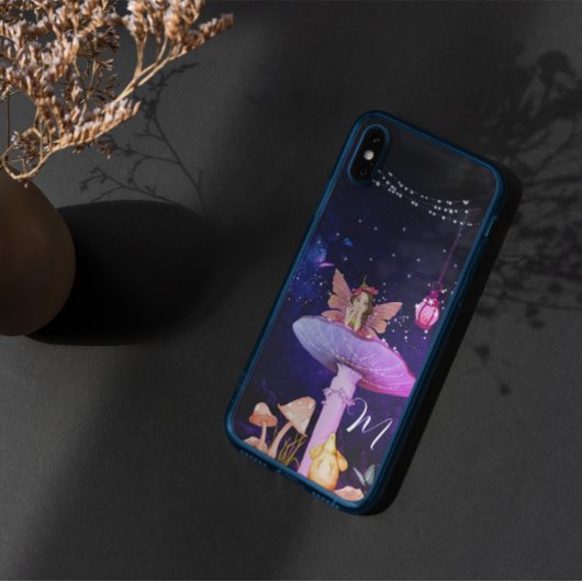 Mushroom Fantasy Monogram Magical Fairy Case-Mate iPhone Hülle
