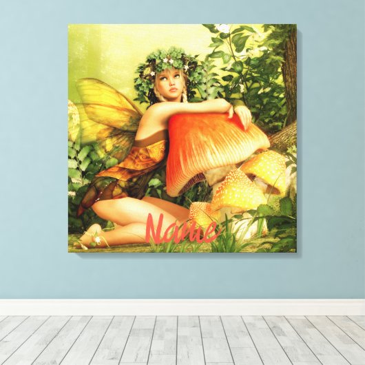 Mushroom Fee Thunder_Cove Leinwanddruck (Insitu (Holzboden))