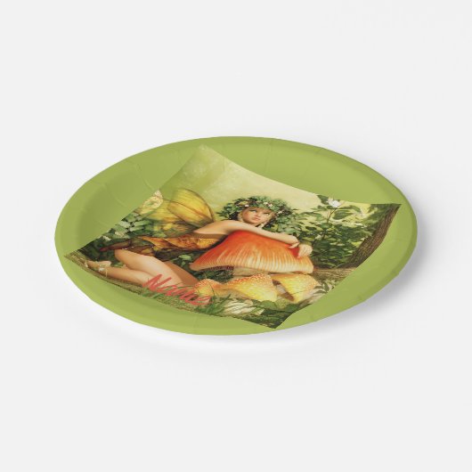 Mushroom Fee Thunder_Cove Pappteller (Schrägansicht)