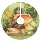 Mushroom Fee Thunder_Cove Polyester Weihnachtsbaumdecke (Vorderseite)