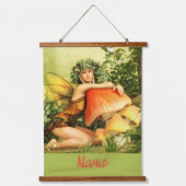 Mushroom Fee Thunder_Cove Wandteppich Mit Holzrahmen (Vorderseite)
