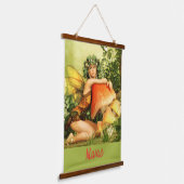 Mushroom Fee Thunder_Cove Wandteppich Mit Holzrahmen (Gewinkelt)