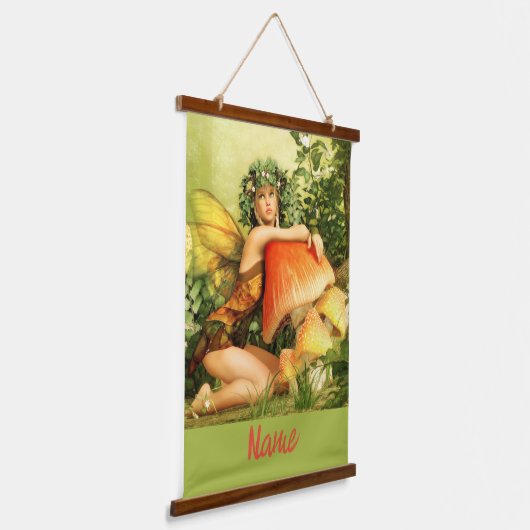 Mushroom Fee Thunder_Cove Wandteppich Mit Holzrahmen (Gewinkelt)