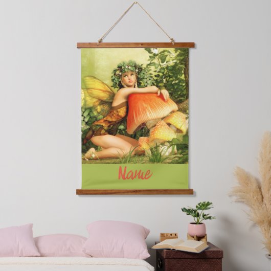 Mushroom Fee Thunder_Cove Wandteppich Mit Holzrahmen (Schlafzimmer)