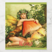 Mushroom Fee Thunder_Cove Weinetikett (Einzelnes Label)