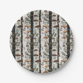 Mushroom Fields Pappteller (Vorderseite)