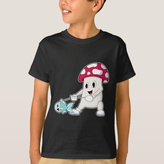 Mushroom Fisher Fish T-Shirt (Vorderseite)