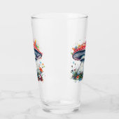 Mushroom Flowers Woodland Colorful Splash Glas (Links)