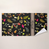 Mushroom Foliage Badetuch Badehandtuch (Badehandtuch)