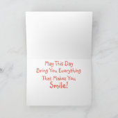 Mushroom Forager Geburtstag Karte (Innenseite)