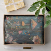 MUSHROOM FOREST FAIRE DECOUPAGE SEIDENPAPIER (Geschenk)