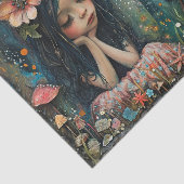 MUSHROOM FOREST FAIRE DECOUPAGE SEIDENPAPIER (Ausschnitt)