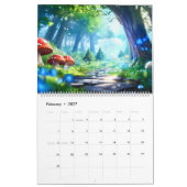 Mushroom Forest Fantasy Art Kalender (Feb 2027)