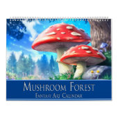 Mushroom Forest Fantasy Art Kalender (Titelbild)