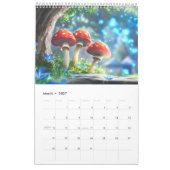 Mushroom Forest Fantasy Art Kalender (Mär 2027)