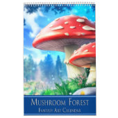 Mushroom Forest Fantasy Art Kalender (Titelbild)