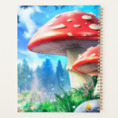 Mushroom Forest Fantasy Art Planer (Rückseite)