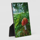 Mushroom Fraktal Forest Fotoplatte (Seite)
