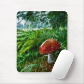 Mushroom Fraktal Forest Mousepad (Mit Mouse)