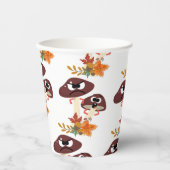 MUSHROOM-FREUNDS PAPIERKUPPEN PAPPBECHER (Vorderseite)