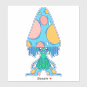 Mushroom Friend Aufkleber (Blatt)