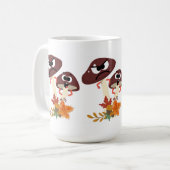 MUSHROOM FRIENDS KAFFEETASSE (Vorderseite Links)