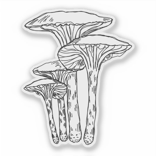 Mushroom Friends Sticker (Vorderseite)