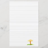 Mushroom Fungi Letter Writing Mycology Lined (Rückseite)