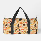 Mushroom Garden Cream Duffel Bag Duffle Bag (Rückseite)
