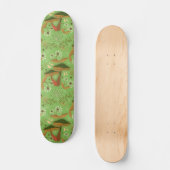 Mushroom Garden Geen Skateboard (Vorderseite)