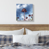 Mushroom Garden Leinwanddruck (Insitu (Schlafzimmer))