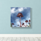 Mushroom Garden Leinwanddruck (Insitu (Holzboden))