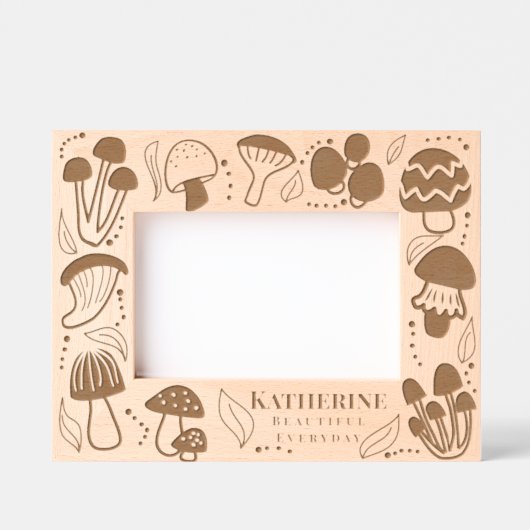 Mushroom Geätzte Rahmen (Vorderseite)