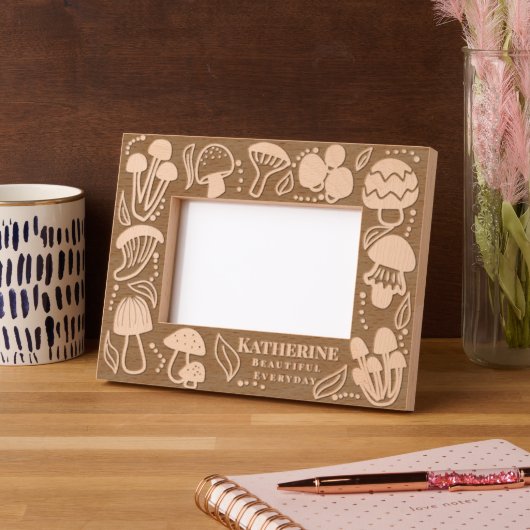 Mushroom Geätzte Rahmen (Links)