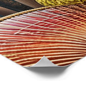 Mushroom Geisha Surreal Fantasy Art Poster (Ecke)