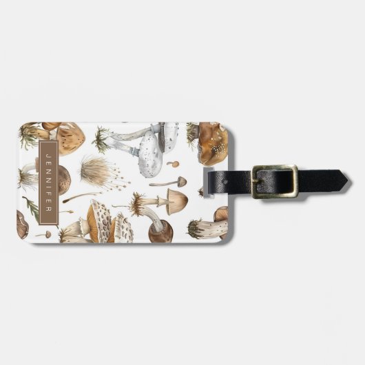 Mushroom-Gepäckmarke Gepäckanhänger (Vorderseite horizontal)