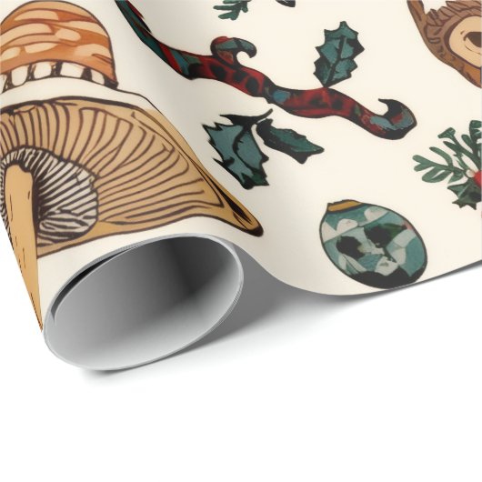 Mushroom Geschenkpapier (Rolleneckpunkt)