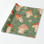 Mushroom Geschenkpapier (Ungerollt)