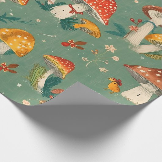 Mushroom Geschenkpapier (Ecke)