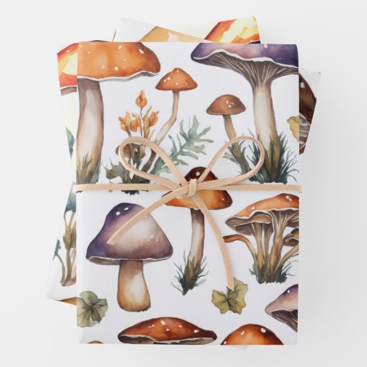 Mushroom Geschenkpapier Set (Beispiel)