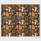 Mushroom Gift Wrap | Herbstgeschenkpapier Geschenkpapier (Flach)