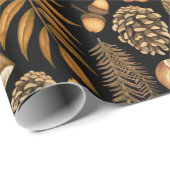 Mushroom Gift Wrap | Herbstgeschenkpapier Geschenkpapier (Rolleneckpunkt)