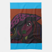 Mushroom Girl Kitchen Towel Geschirrtuch (Vertikal)