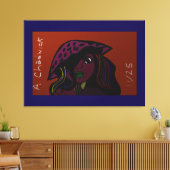 Mushroom Girl Leinwanddruck (Insitu (Wohnzimmer))